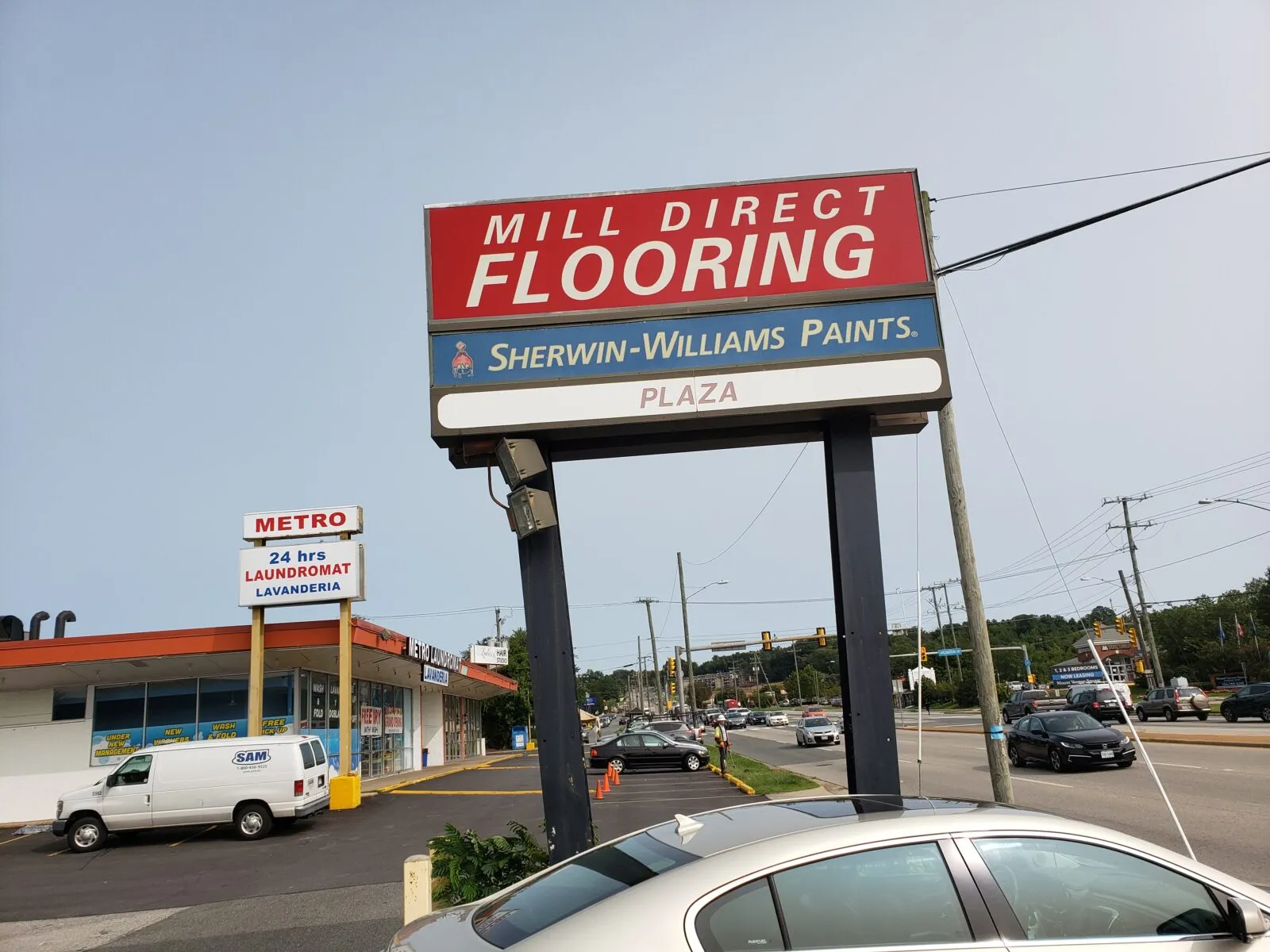 Store sign board | Mill Direct Floor Coverings